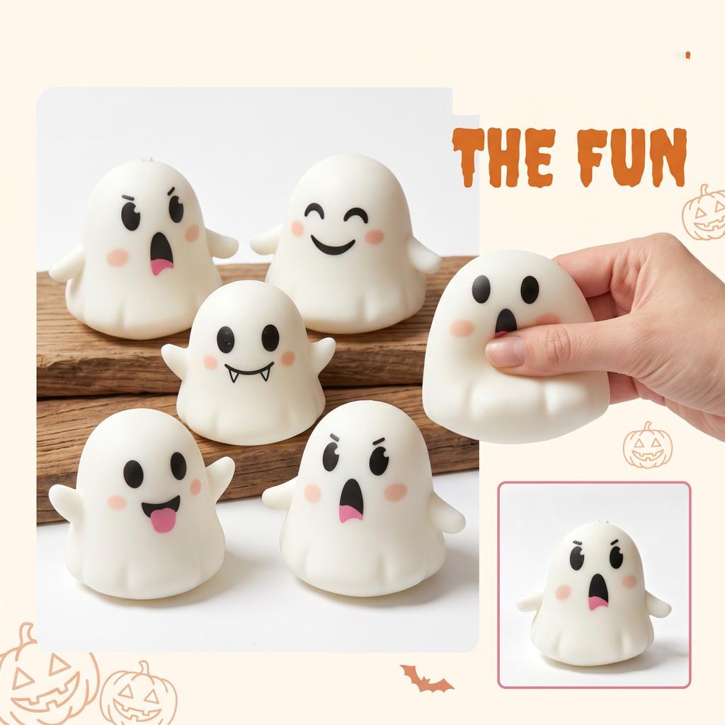 Halloween Toy for Kids, Cute Soft Halloween Party Favors, or Bag Fillers for Boys and Girls