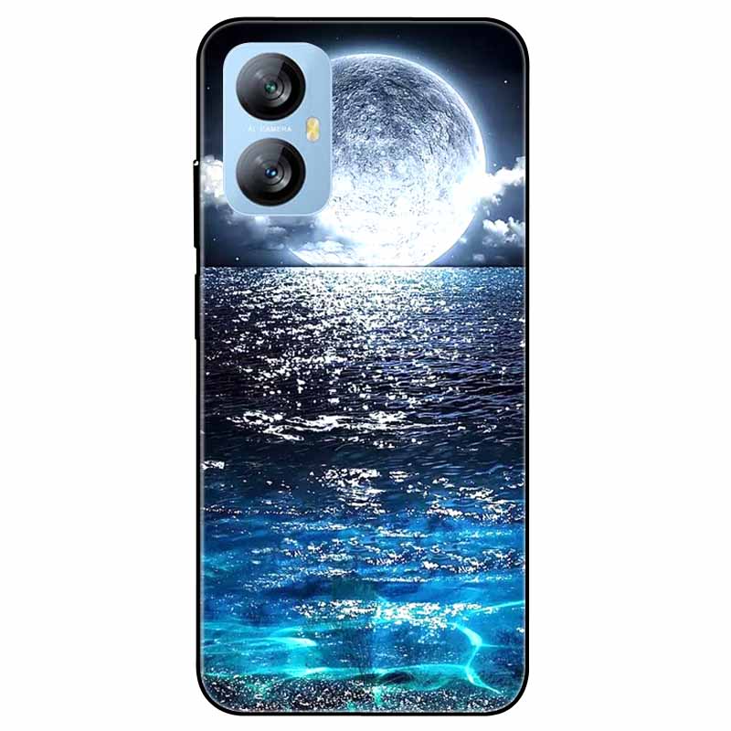 Für Blackview A52 Pro Hülle Handyhülle Stoßfeste Schwarz lackierte TPU Hülle für Blackview A52 Pro Silikon Weicher Bumper A52Pro Süß