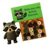 Plastic Button Animal Ornament With Step By Step Guide for Home Decoration