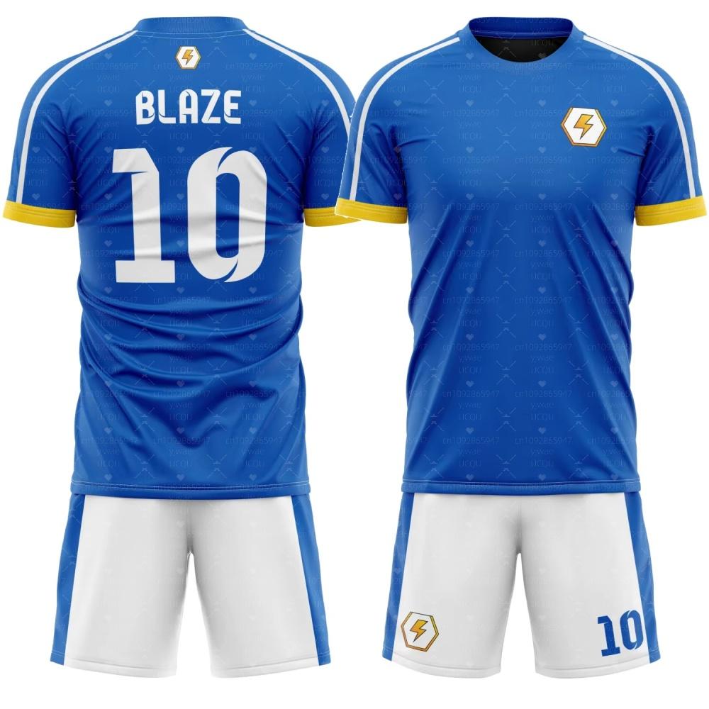 Аниме Иназума Одиннадцать Раймон Мужской Летний 3D Печатный Короткий Рукав Шорты Комплект из Двух Предметов Уличный Спорт Мужской Спортивный Костюм Комплект из 2 Предметов S