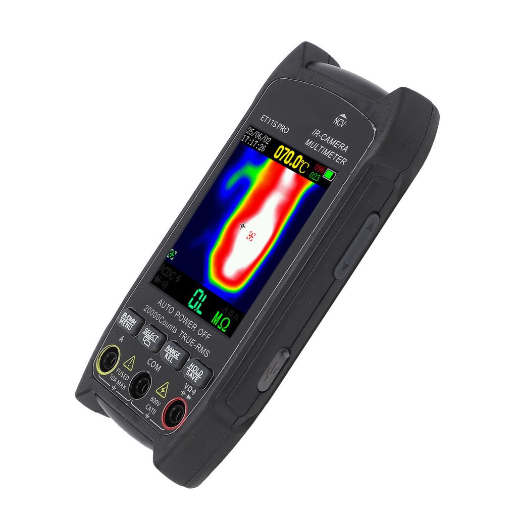 Handheld Thermal Imager Multimeter 32x32 Infrared Resolution 20 celsius 550 celsius NCV Warning