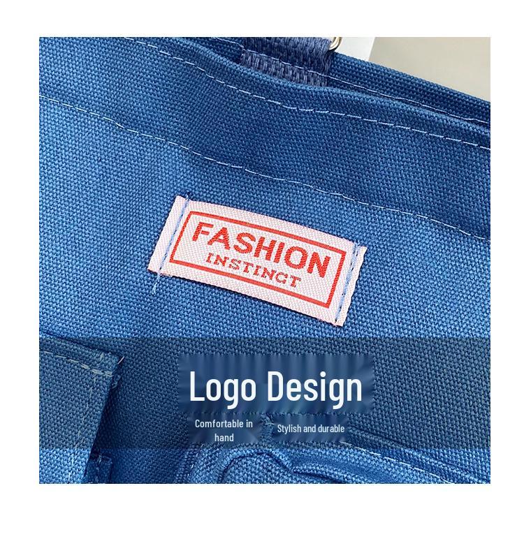 Wszechstronna damska torba płócienna - Plecak i torba o dużej pojemności dla studentek