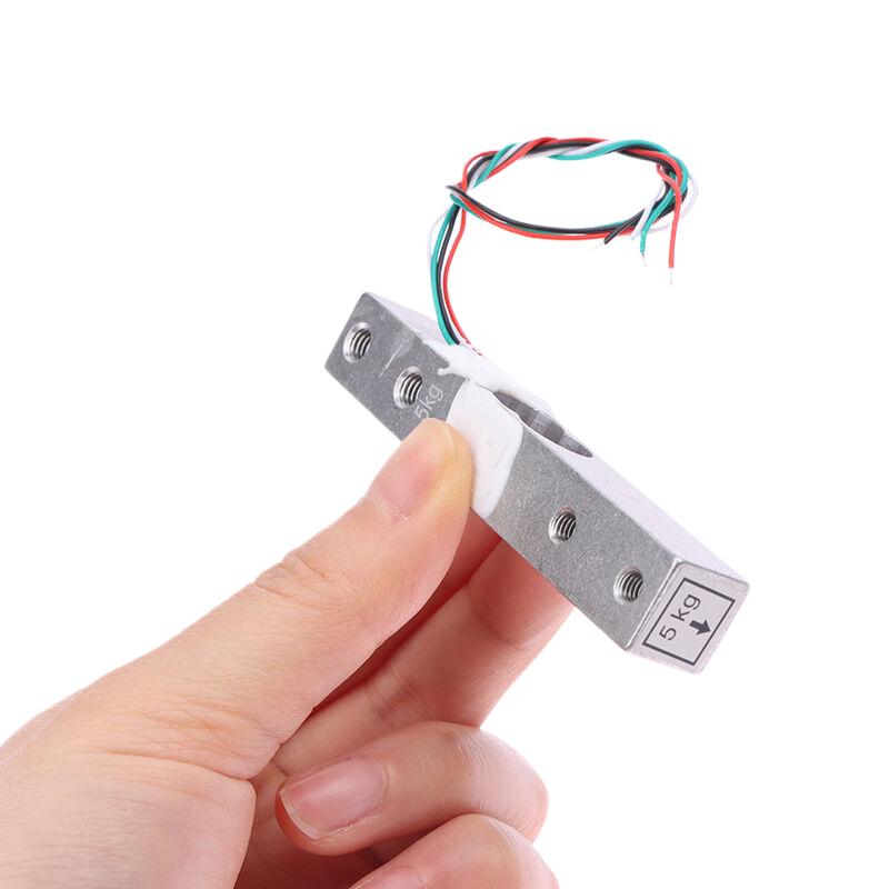 1/2Pcs Aluminum Alloy Weighing Pressure Sensor 1Kg 5Kg 10Kg 20Kg Hx711 Ad Module Weight Sensor Electronic Scale Load Cell