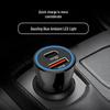Dual Port USB-C Car Charger for Fast Charging - Compatible with Apple Devices