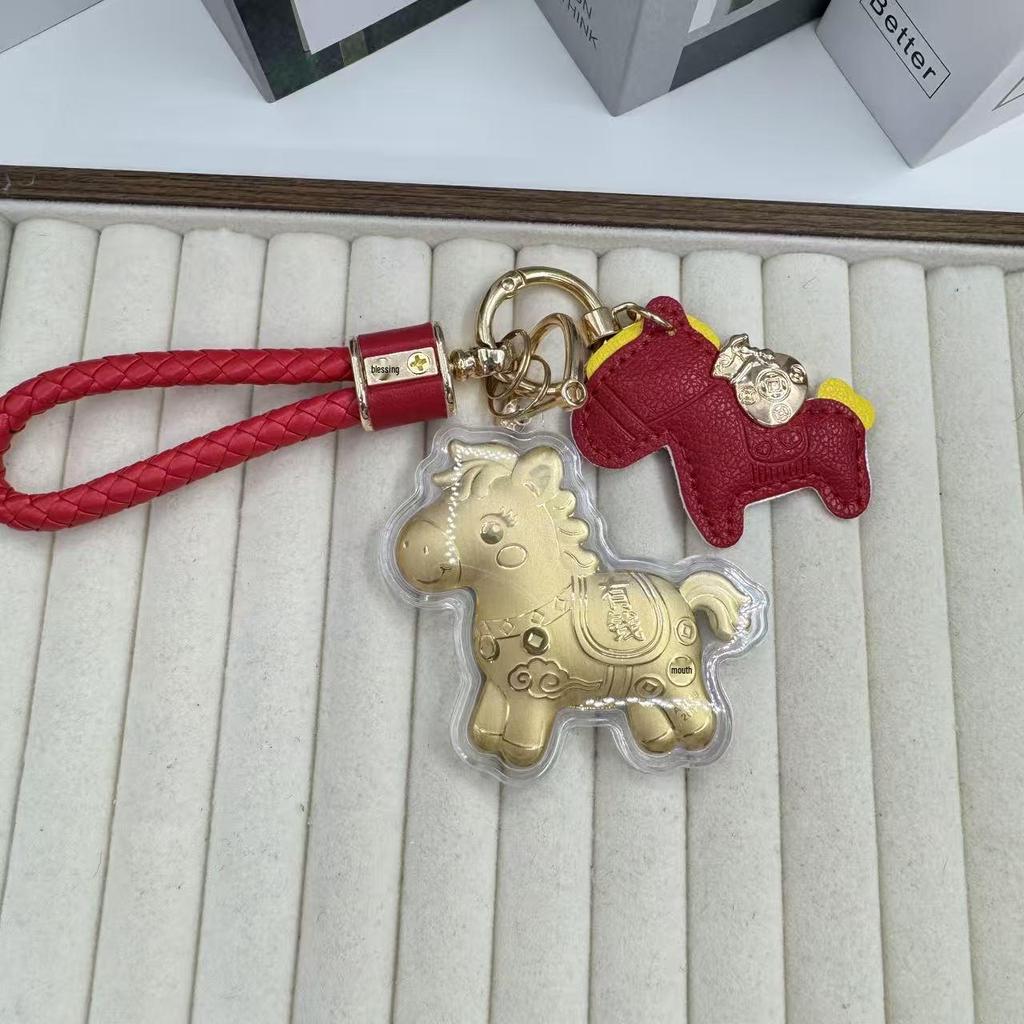 Pure Gold 'My Little Pony' Wealth Charm Keychain