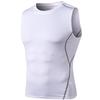 Men's PRO Fitness Compression Tank Top - High Elasticity, Sweat-Wicking, Quick-Drying, Sleeveless Round Neck Shirt
