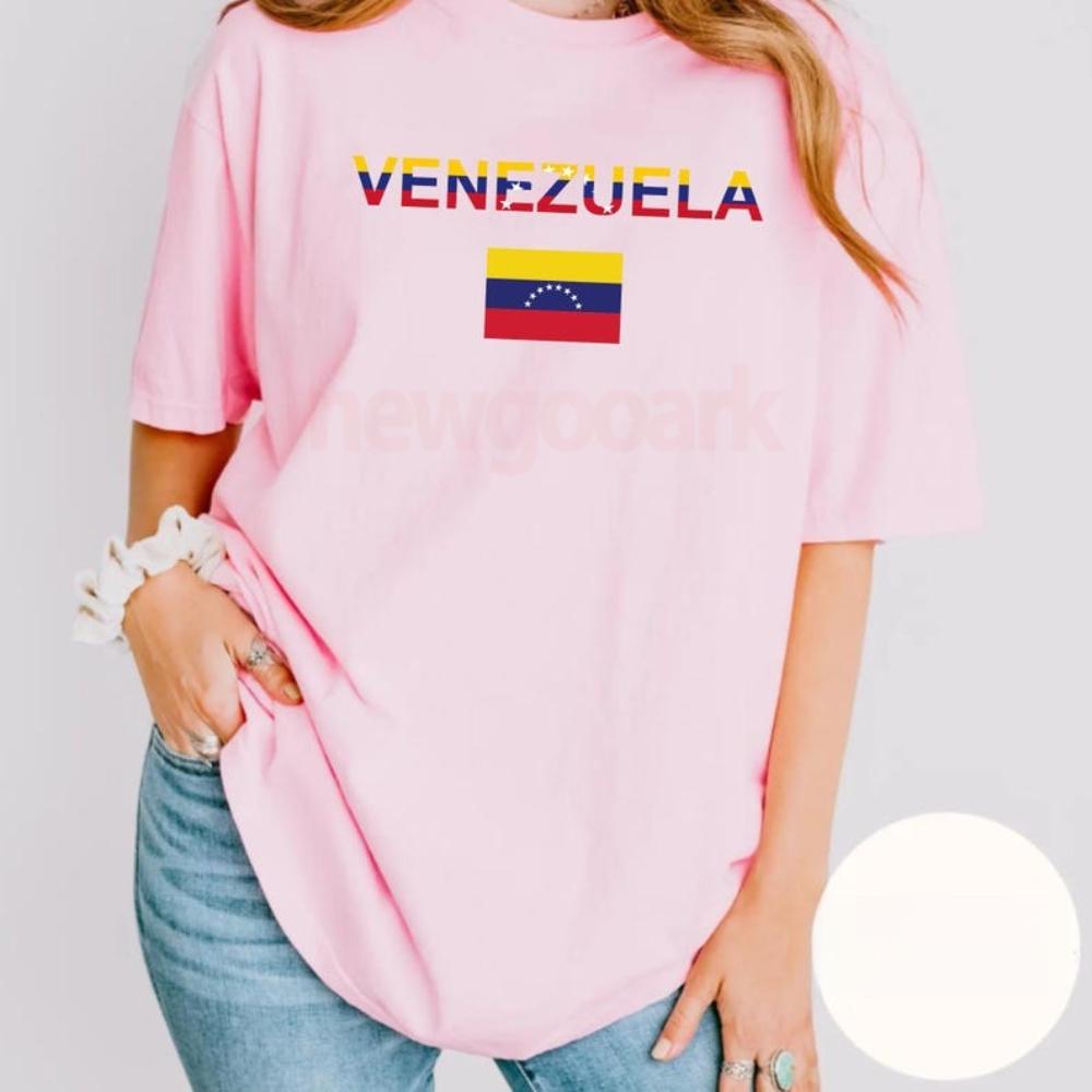 Venezuela National Flag Tshirt Woman Man Casual Cotton Graphic T Shirts Creative Streetwear Camisetas Tops Tee Shortsleev