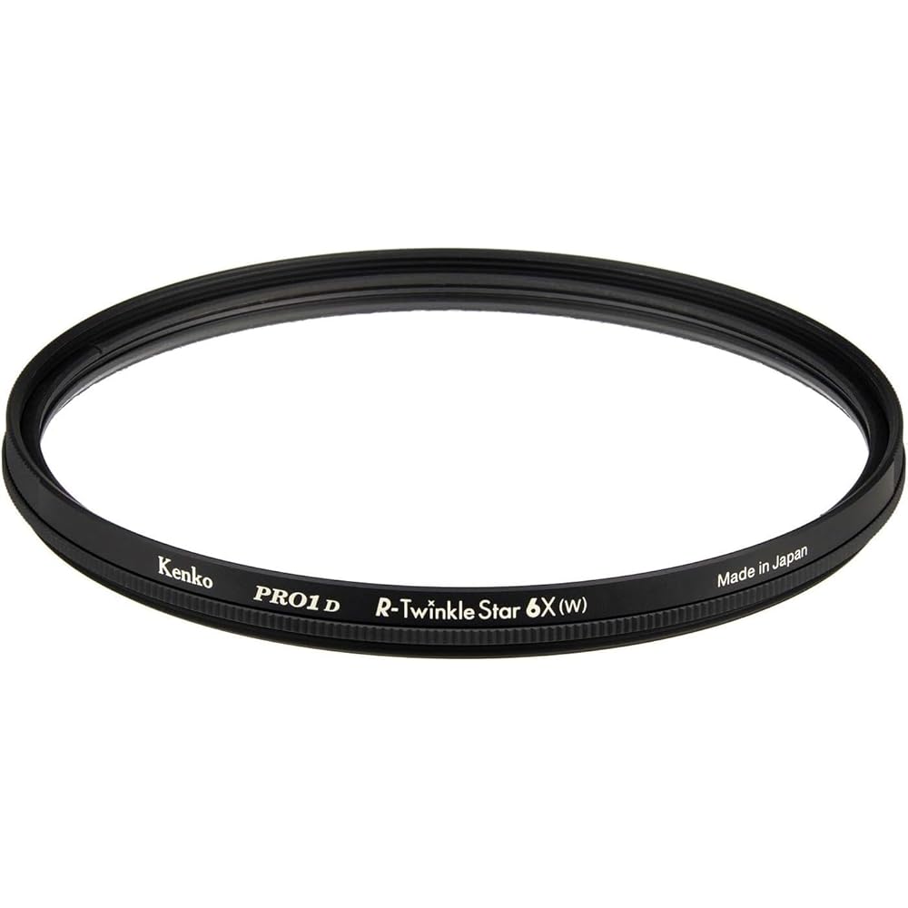 Kenko PRO1D R-Twinkle Star 6X (W) Cross Filter, 6-strand, 6-cross effect, for nightscapes, illuminations, and light effects. (826225)