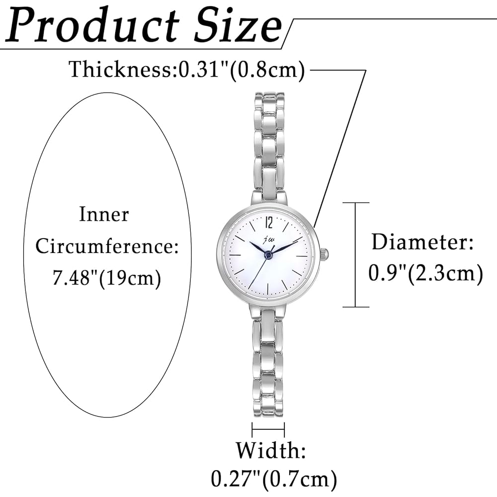 "Women's Analog Watch Bracelet Stylish Silver Alloy Band Fashion Accessory"