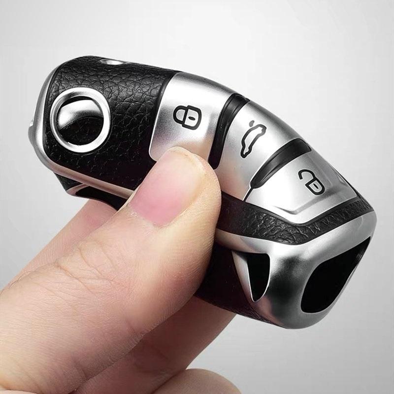 For VW Polo Skoda Octavia A7 Kodiaq Seat Ateca Leon Golf 7 MK7 VII Tiguan Soft TPU Car Key Cover Case Shell Fob Holder Protector