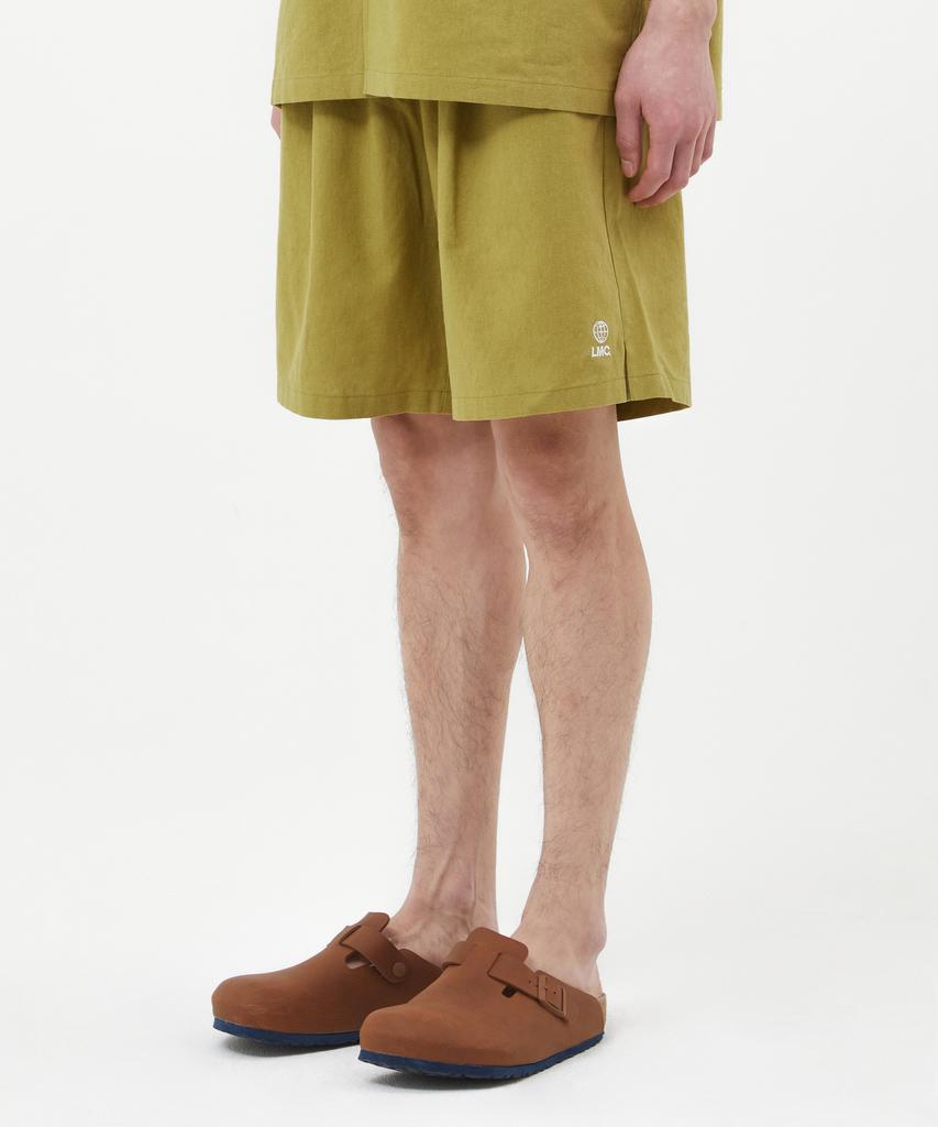 LMC Globe Linen Shorts Olive