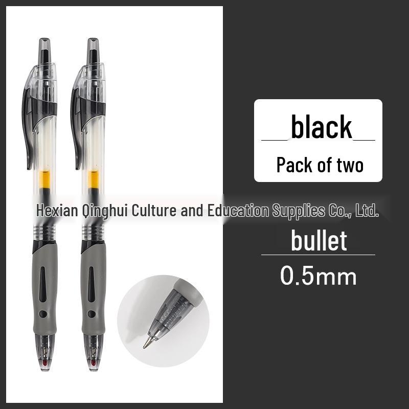 Quick-Dry 0.5mm Gel Pen - Red, Blue, Black - Ideal for Students, Exams, and Signatures