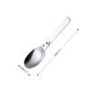 304  Stainless Steel Soup Spoon Silver Coffee Spoon Creative Dessert Spoon