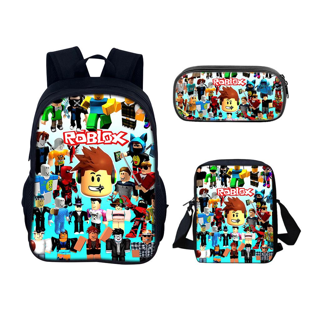 Roblox Anime Dreiteiliges Set für Jungen, Mädchen und Grundschüler (Auf Lager)