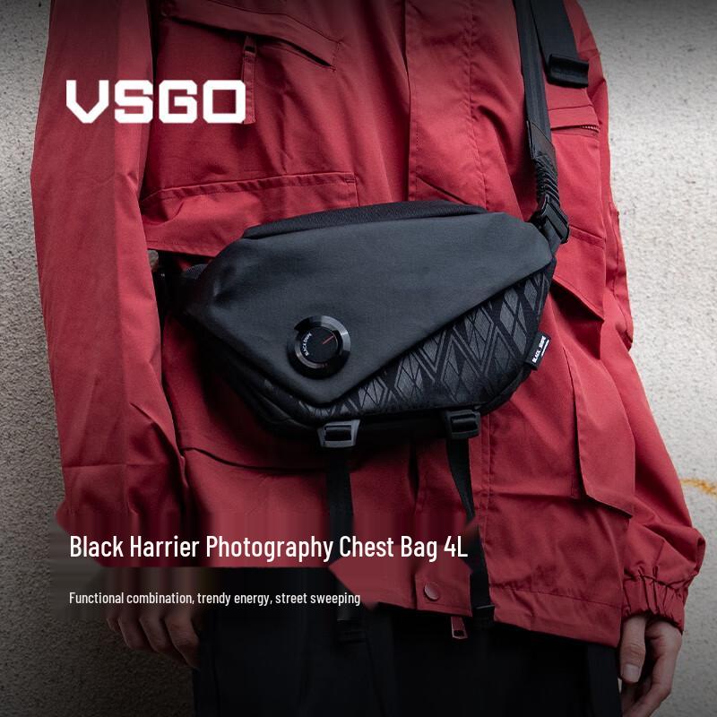 Профессиональная сумка-слинг для камеры VSGO Black Harrier