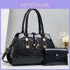 Sac à main élégant en PU motif crocodile grande capacité avec finition brillante et couleurs polyvalentes
