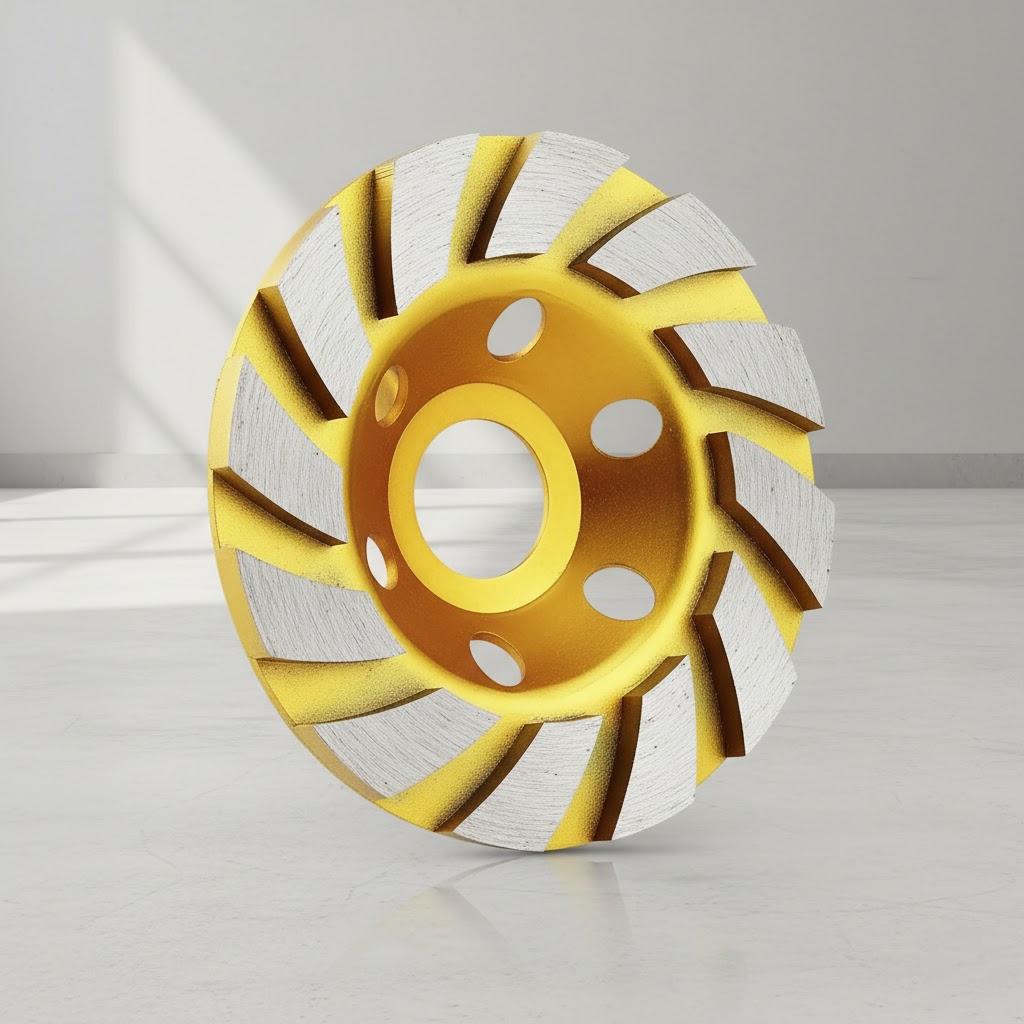 

Thickened Diamond Bowl Grinding Disc Concrete Polishing Wheel Cement Stone Angle Grinder Floor Grinding Disc Stonego жовтий