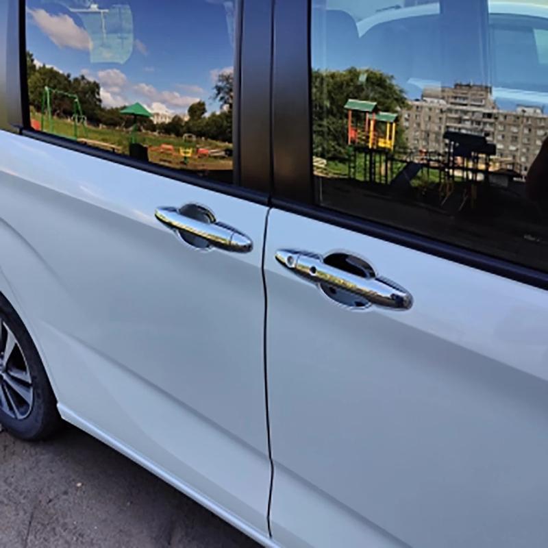 For Honda Freed 2017 2018  ABS Chrome Car Side Door Handle Cover Bowl Frame Trims Decoration Sticker Car-Styling Accessories