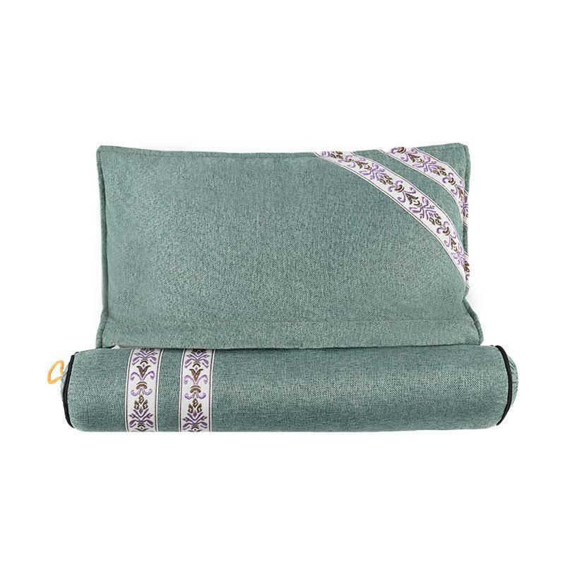 Mugwort Moxibustion Cervical Pillow with Detachable Cylindrical Design for Neck Support