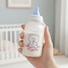 400ml Kawaii Strawberry Bear Water Bottle 400ml Frosted Straw Cup Portable Leakproof Transparent Cup Milk Juice