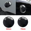 45/74/82mm Hood/Trunk Emblems + 68mm Wheel Hub Covers - Compatible with BMW 3/4/5 Series & X5/X6 (F Series) - Black/White DV1