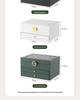 Luxury Jewelry Storage Box for Earrings, Bracelets, and Rings - Large Capacity, Gold Finish