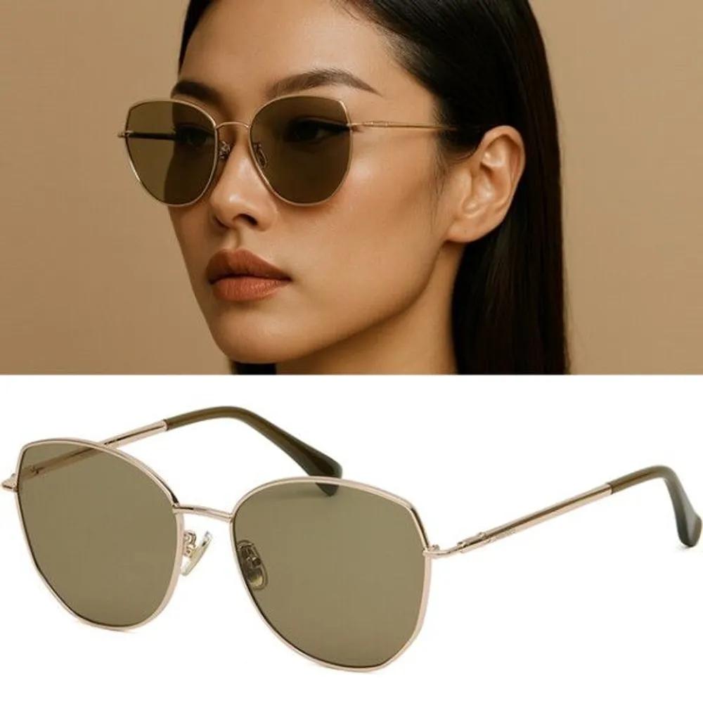 

[MaxMara] Sunglasses MM0114K 32E Polygonal Metal Fashion Worn by Han Hyo-joo