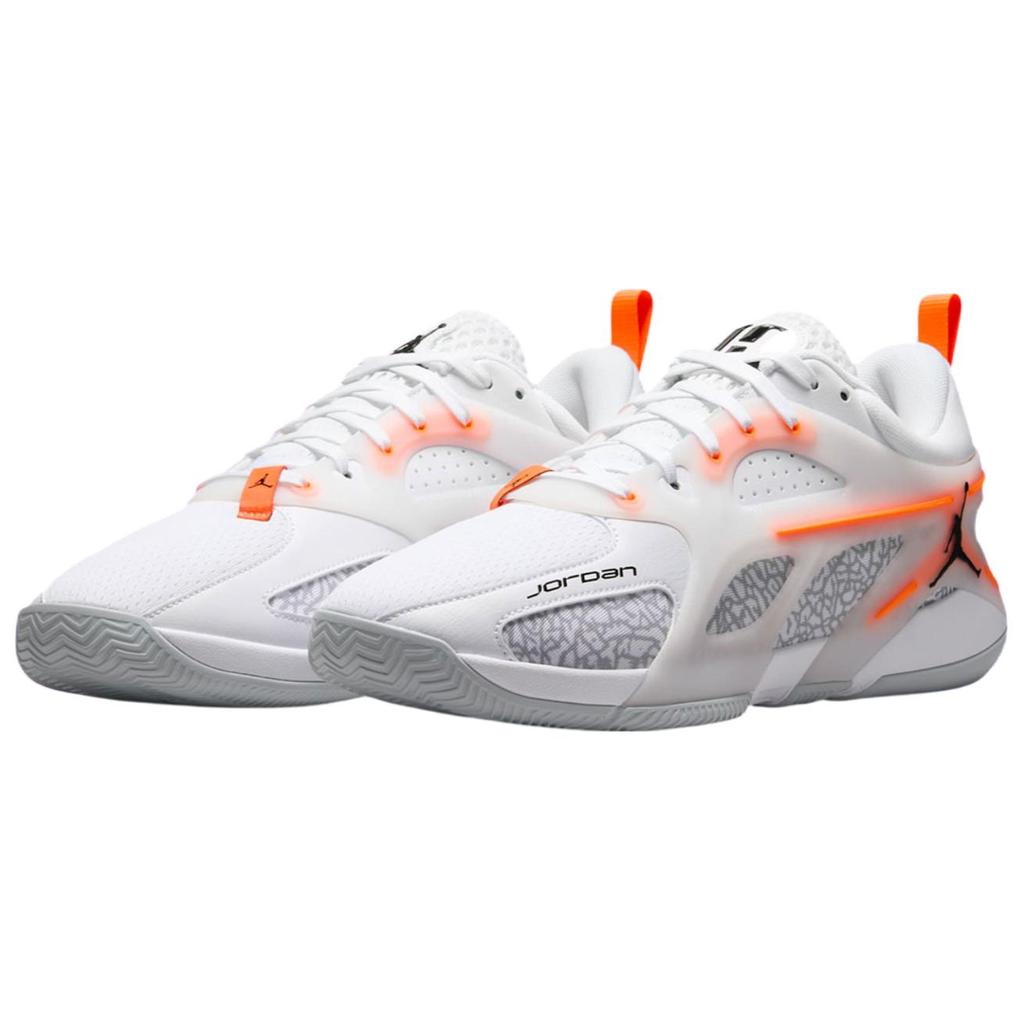 Jordan Heir Abrasion Resistant Low top Basketball Shoes Unisex White IO0410-108