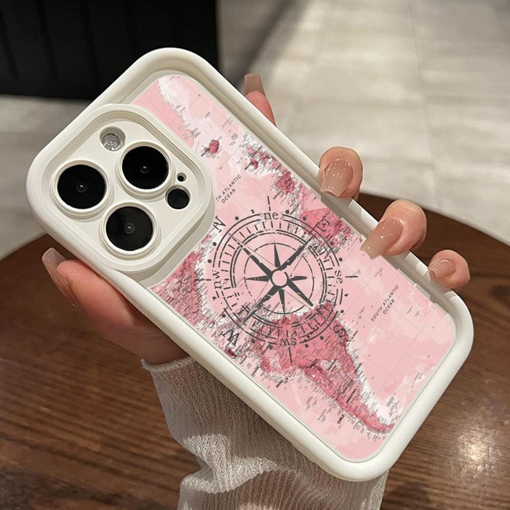 LZ24 Map airplane trajectory art Silicone Phone Case for Xiaomi 11 Lite 5G 14T Redmi 14C 13C A3 Note 12 11 9 10 13 Pro Plus Shockproof Back Cover