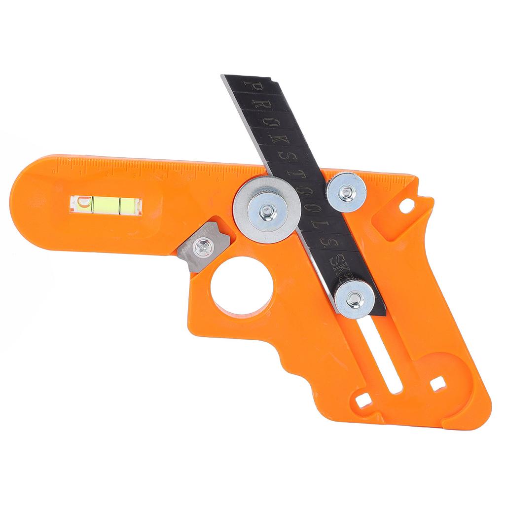 Edges Banding Trimmer with Level Bubble 8mm R1.5mm Veneer Edges Cutter Hand Trimming Tool for Woodworking