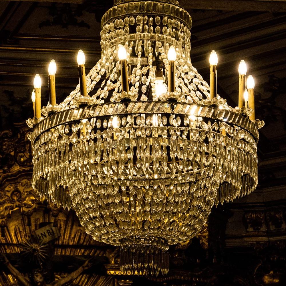 6pcs Iron Wrought Iron Chandelier Lamp Holder  Electrician