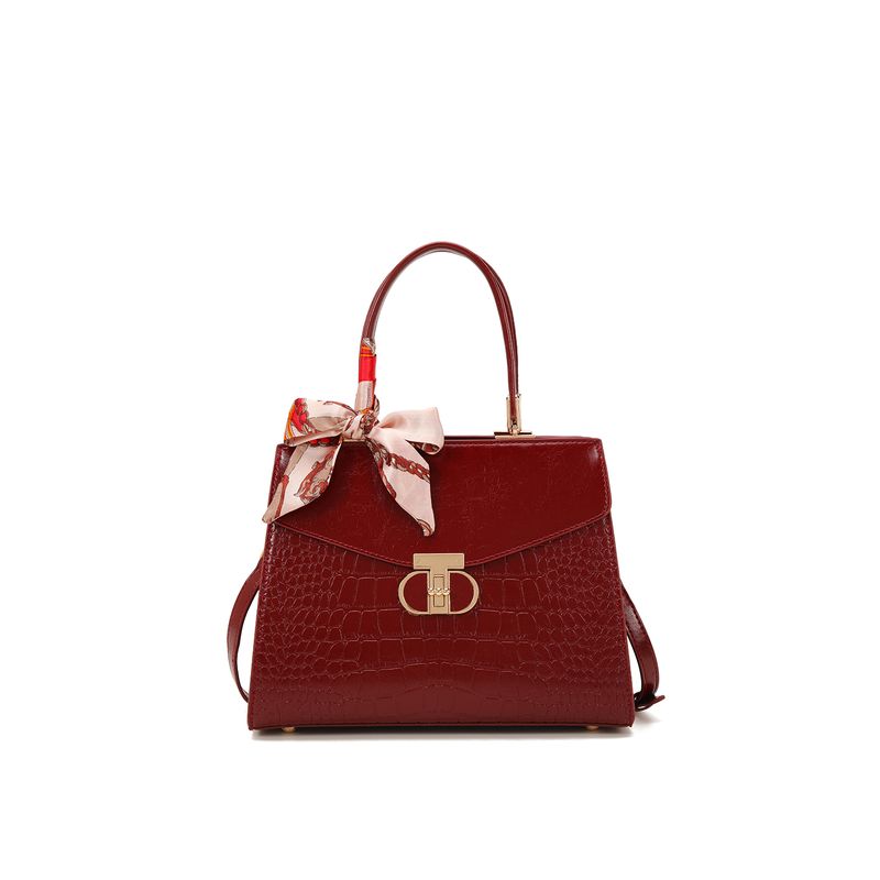 

High-Grade Red Bag Women Wedding Gift Mother-in-Law Wedding Bag Daily Commuter Handbag Messenger Bag Women