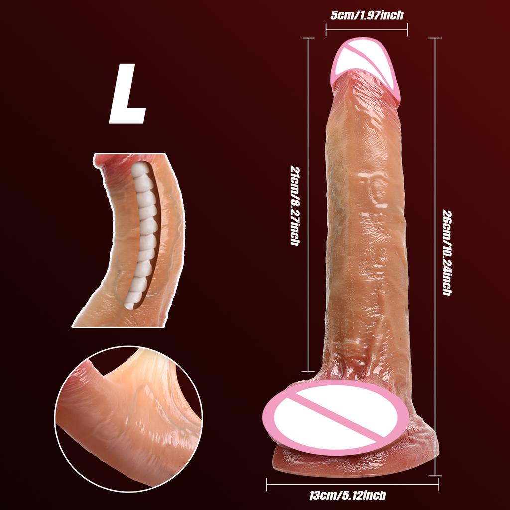 Wearable Realistic Strapon Dildo Skin Testicles Sliding Anal Vagina Sexy Adult Masturbation Big Penis For Women Sex Toys Dildos