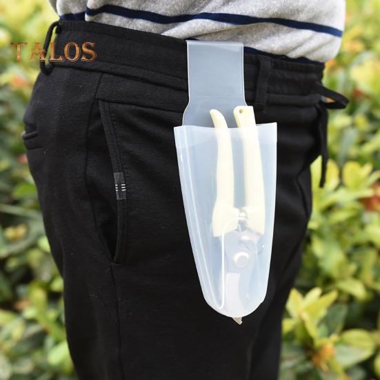 Portable Gardening Scissors Storage Box Multi-use Pruning Shear Cutter Holder Plastic Transparent Waist Box for Branch Pruner Pliers Trimmer Garden