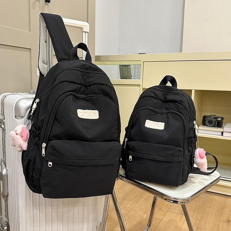 Schoolbag High Value Ins Style Schoolbag Female Junior High School Girl High School College Student Backpack Lightweight Simple Small Fresh Backpack