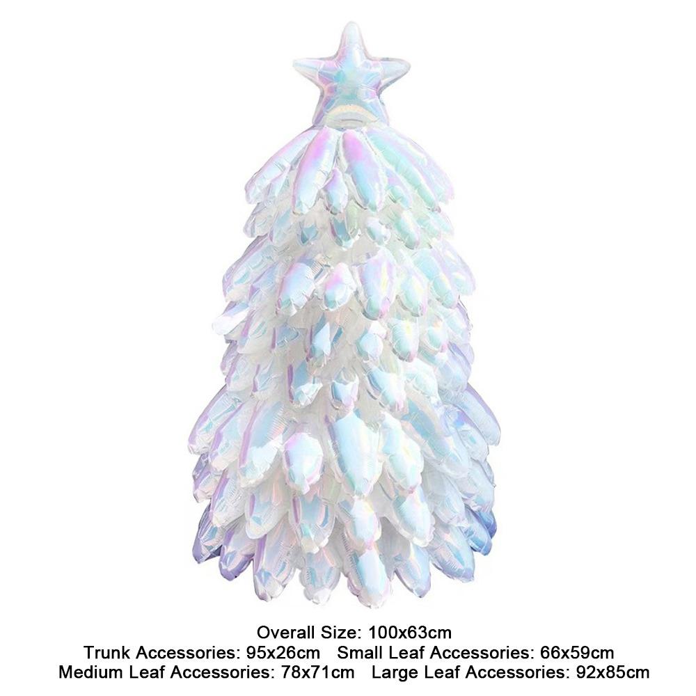 Party Props Large Inflatable Balloon Aluminum Film Christmas Tree Balloon New Year Party