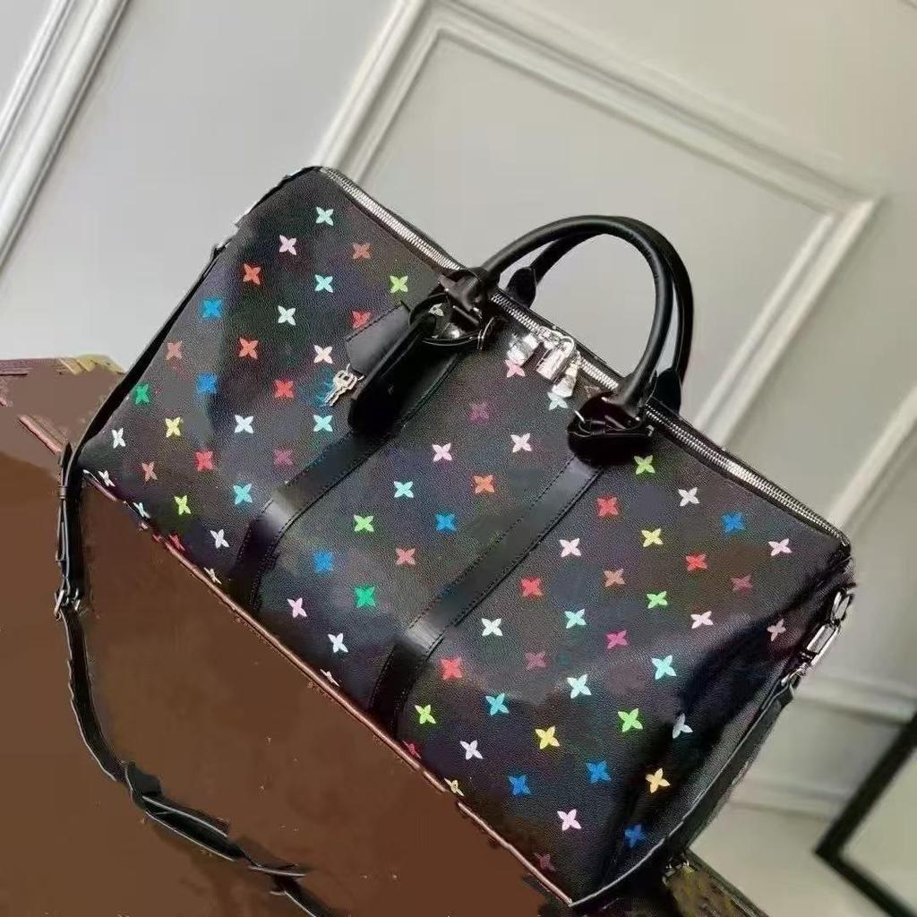 Trendy Genuine Leather Multi-Functional Crossbody Travel Bag - Fashionable, Versatile, and Spacious