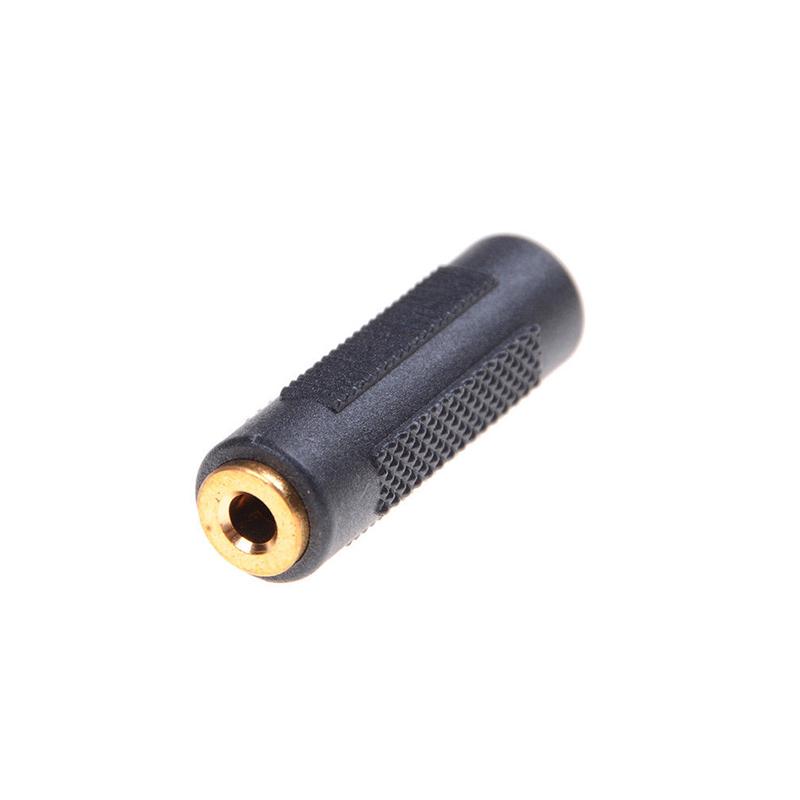 Stereo 3.5mm 1//8/" Aux Female to Female F//F Jack Audio Coupler Adapter Gold Plate