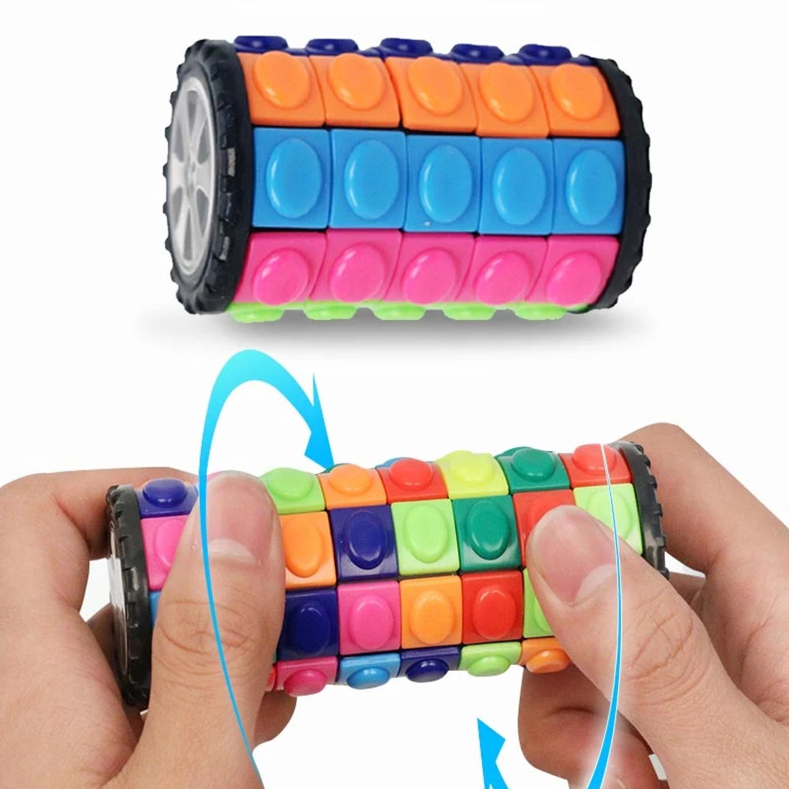 3D вращающаяся раздвижная цилиндрическая башня уровня 3/4/5/6 цветов — фото 14