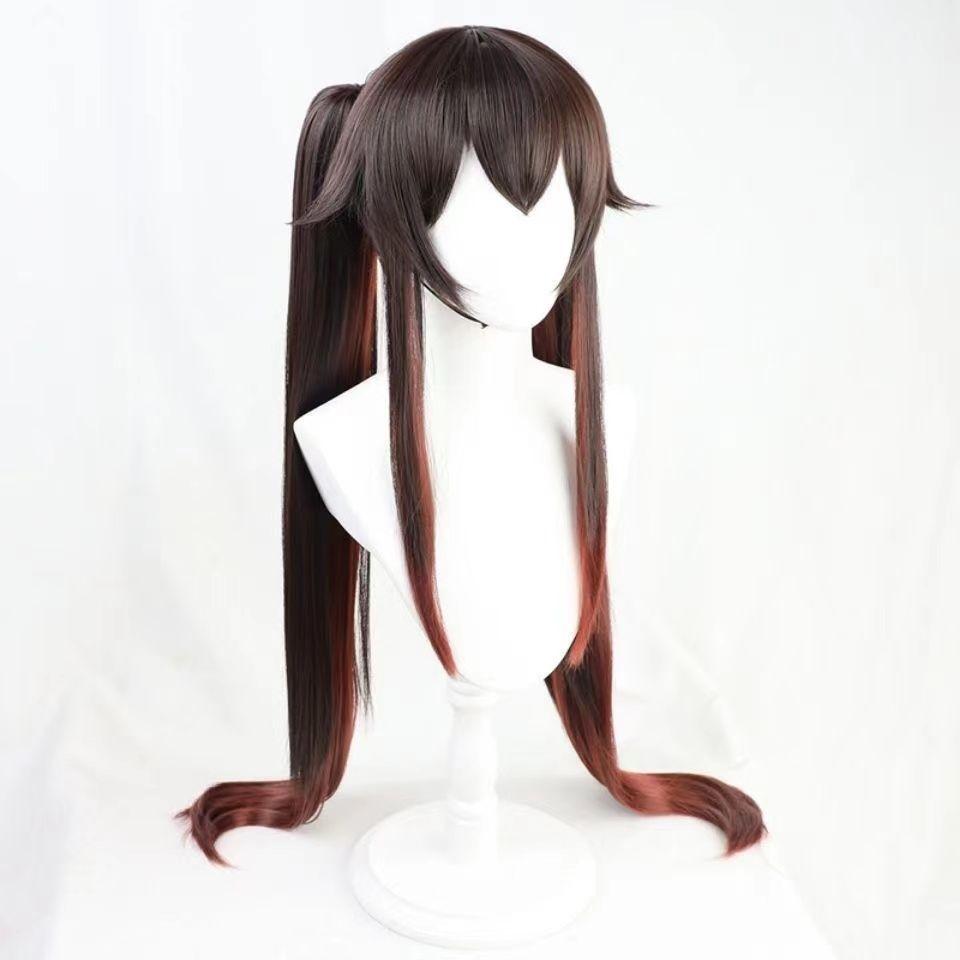 Shenron, Guardian Demon, Huto, Double-color, Double-bun Style Cosplay Wig