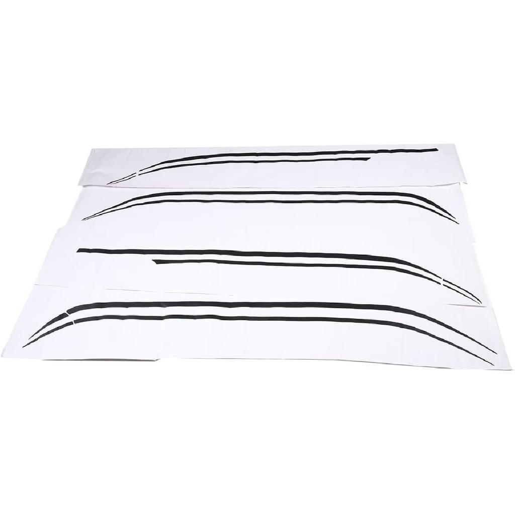 Aunginsy Front Hood Body Side Panel Decal Trim Compatible with Toyota Tundra 2022-2024 2025 Car Front Hood Engine Side Panel Precut Vinyl Decal Long