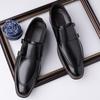 Men Leather Shoes Horsebit Loafers Slip On Formal Men Dress Shoes Wedding Office Casual Lazy Shoes For Men Moccasins Big Size 48