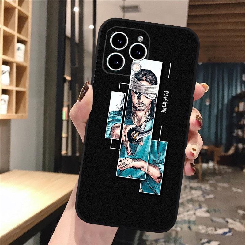 Phone Case For iphone 17 Pro Max 17 Pro Air 16 15 14 13 Pro Max 15 16 Pro 15Plus Vagabond Miyamoto Mushashi