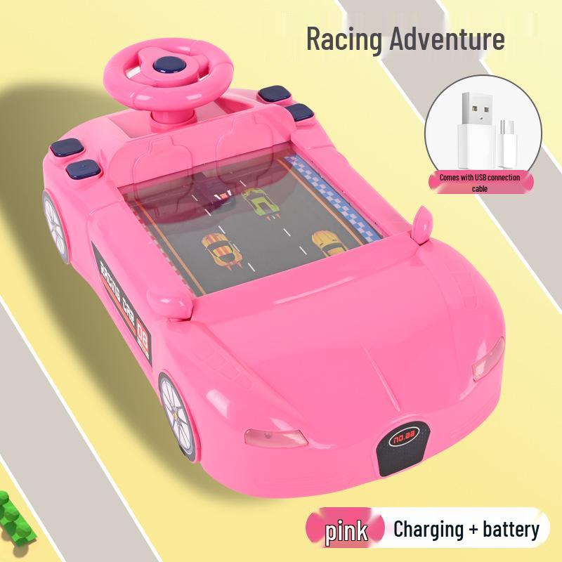 Children's Racing Car Toy with Steering Wheel - Adventure Gift for Boys and Girls Ages 1-6