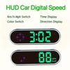 Car Head Up Display Gps Digital Speedometer With Colorful Led Display Clock & Function Overspeed Alarm For Car Truck Suv Rv