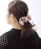 VINGTAINE Elegant Satin Scrunchie with Easy Gorgeous Everyday Hair Ruffles, Volume, Basic, Updos, Accessory, HS-30-PK2