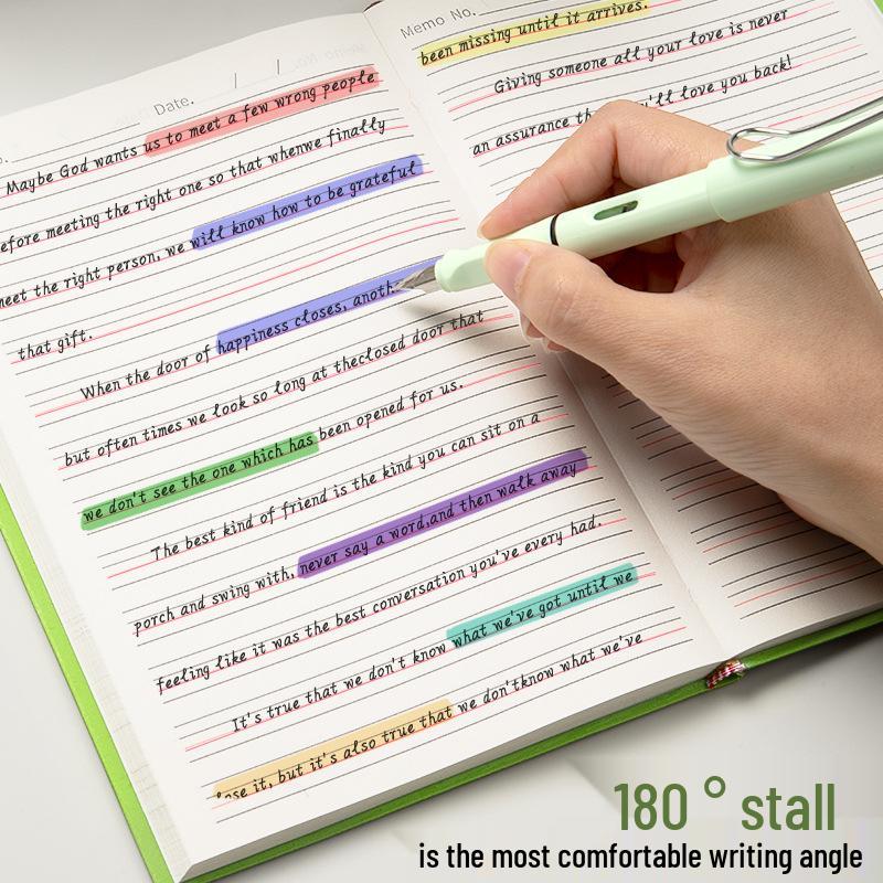 Enhanced English Notebook: Four-Line Grid for Middle School Students, Ideal for Class Notes and Vocabulary Learning