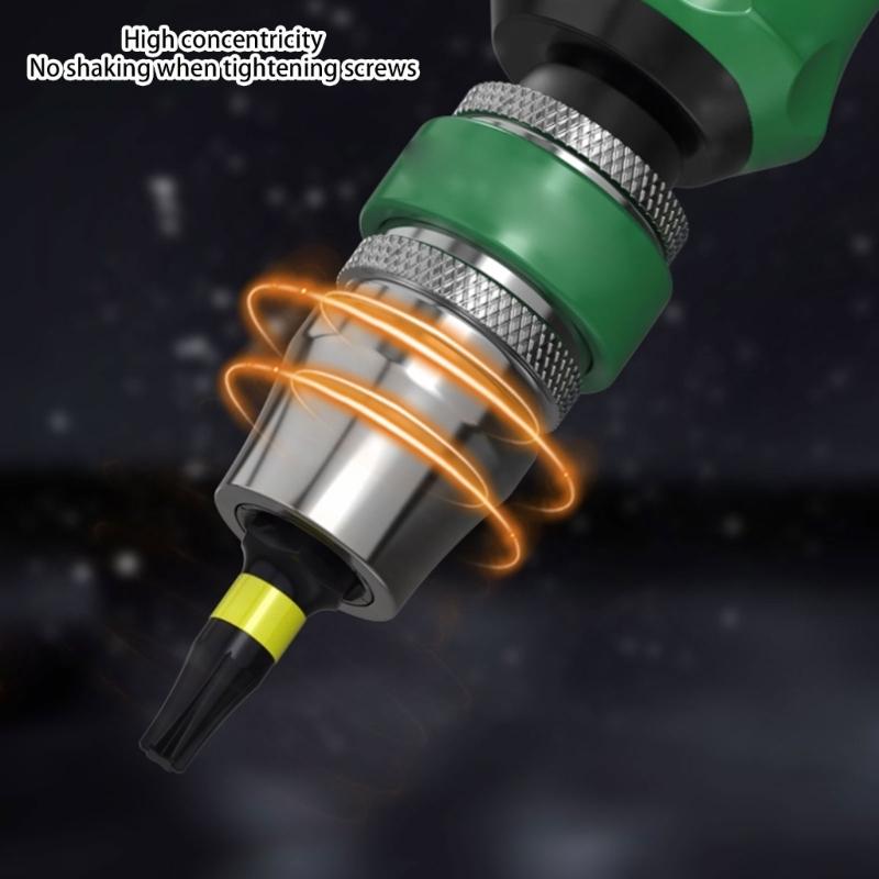 Screwdriver Set 10 In 1 Steel Magnetic Screwdriver Set Household Multifunction Replaceable Head Screwdriver Bits