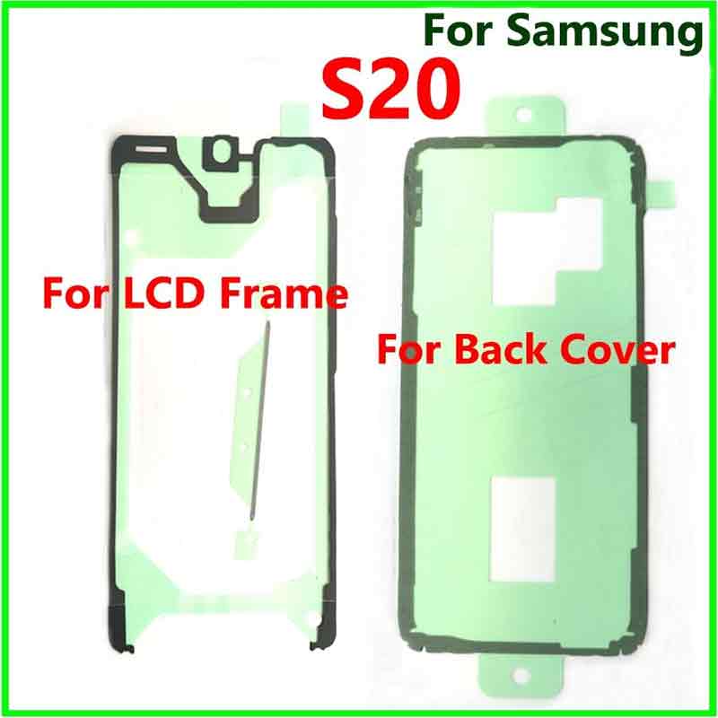 Back Battery cover LCD Adhesive Glue Tape For Samsung Galaxy S20 Plus Ultra + Back Battery Cover Adhesive Sticker