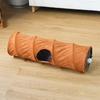 Foldable Double-Layer Cat Tunnel Toy – Suede, Easy Storage, Self-Amusement Pet Supplies